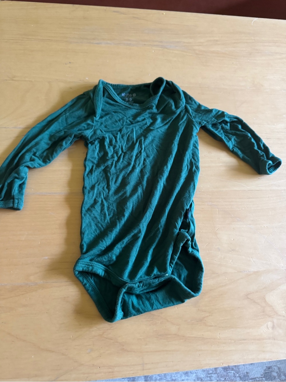 Kyte baby Long-Sleeve Baby Bodysuit - Green